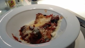 Awful presentation of the melanzane